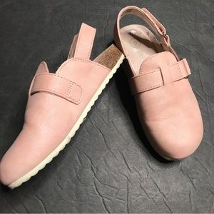 Cat & Jack Pink Mule Shoes With Strap Girl Toddler Size 9